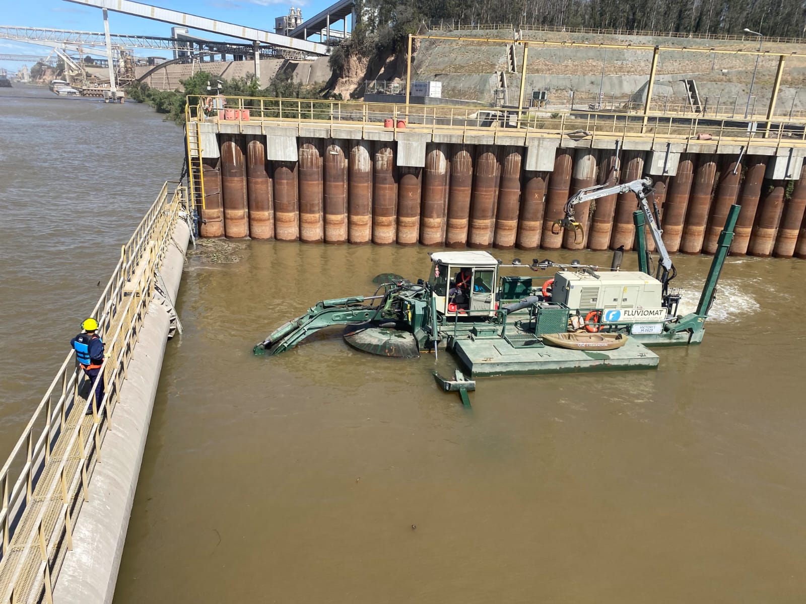 Fluviomat en operación